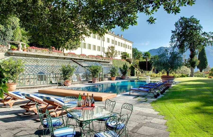 Italy Lake District Como Pool Luxury Villa Vincenzo