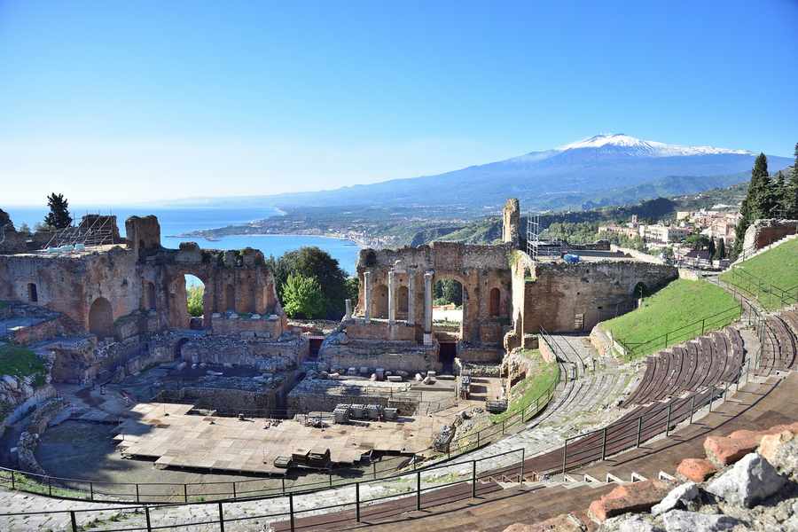 Italy Sicily Roman Theatre View Villa Rental